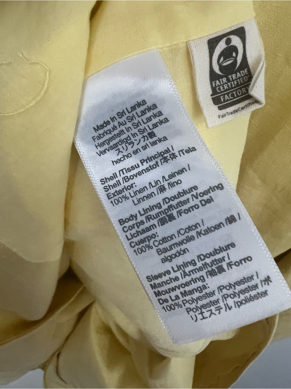 Madewell the Oversized Yellow Linen Blazer - Picture 9 of 14